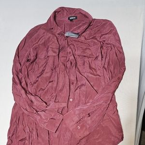 Express silky blouse NWT